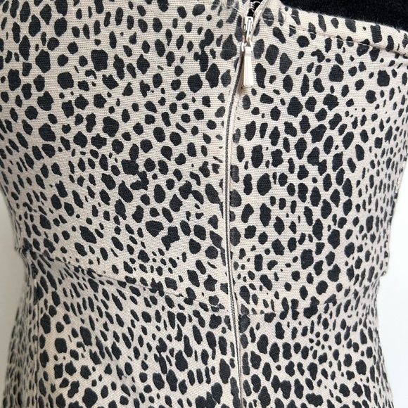 American Eagle Woman’s XS Chic Black and White Animal Print Mini Dress - Picture 6 of 8